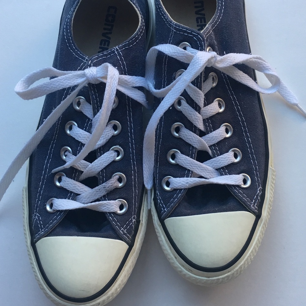 Converse sneakers 8 blue navy good